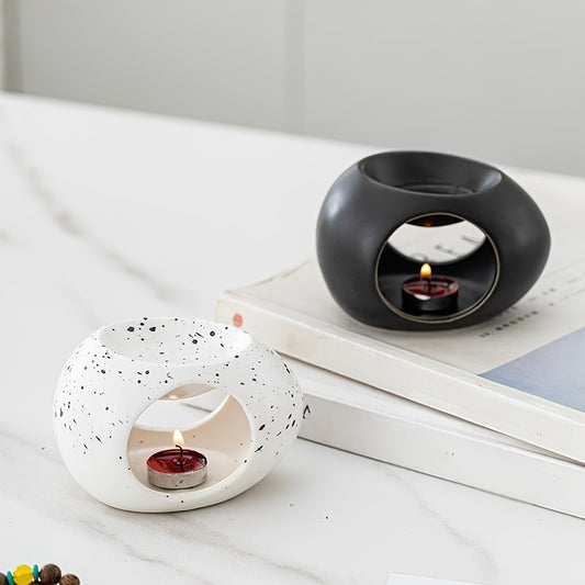 🕯️ Diffuseur d'Huiles Essentielles en Céramique - Forme Œuf